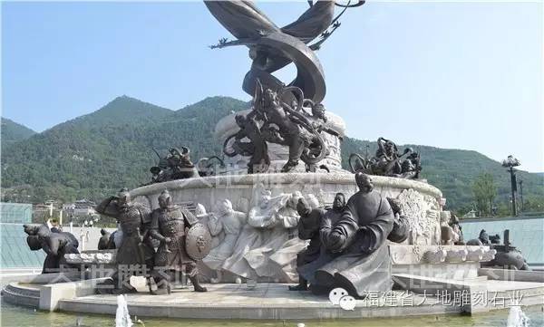 陝西省西安市臨潼華清宮廣場“長恨歌”雕塑